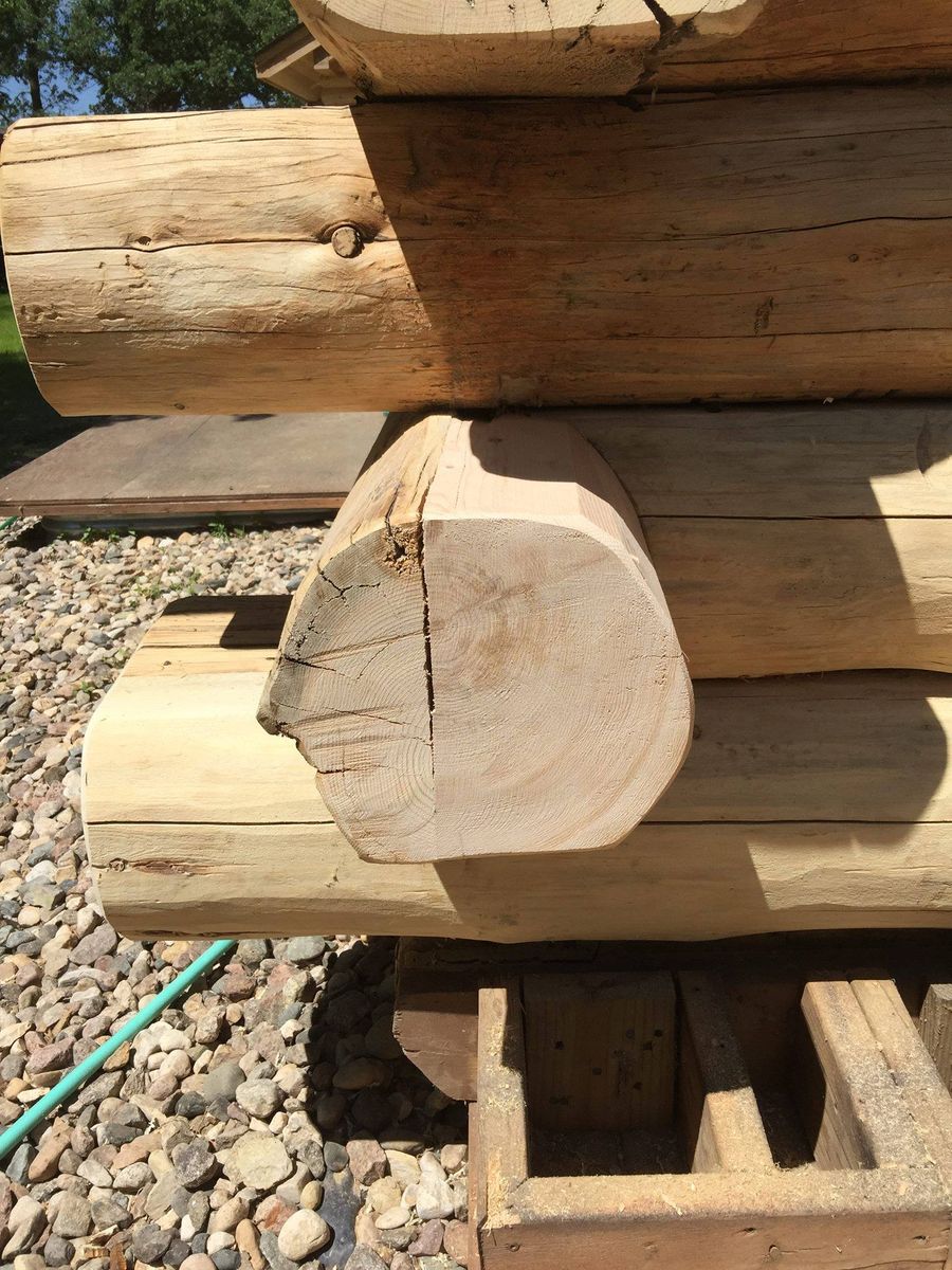 Sanding for True Blue Logworks LLC in Corvallis, MT