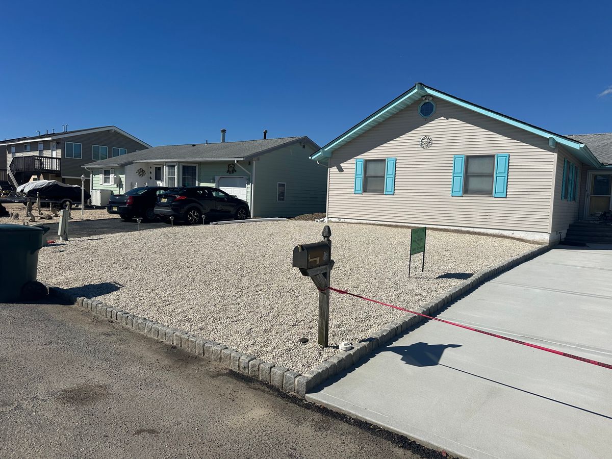 Concrete Driveway Installation for DiDaniele Masonry in Tuckerton, NJ