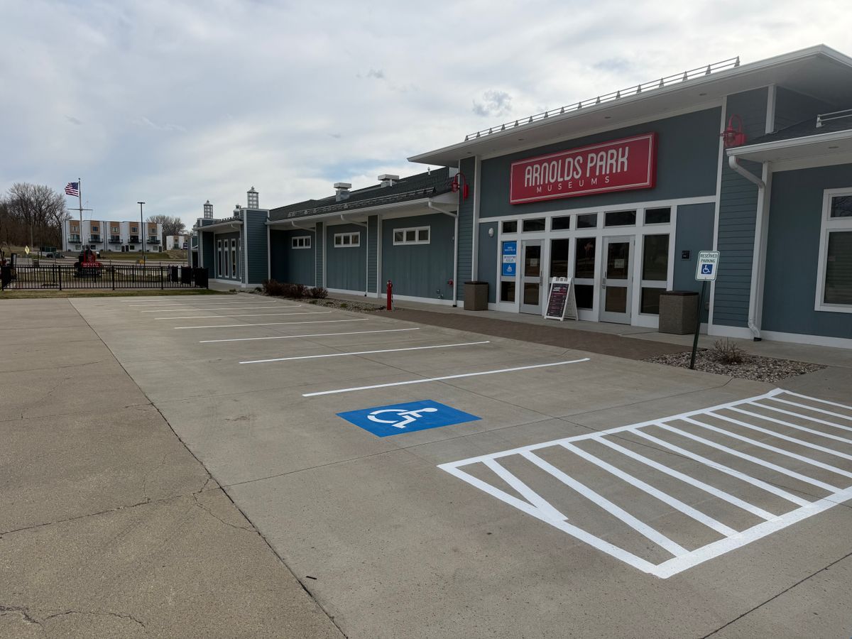 Line Striping for Midwest Line Striping LLC in Spirit Lake, IA