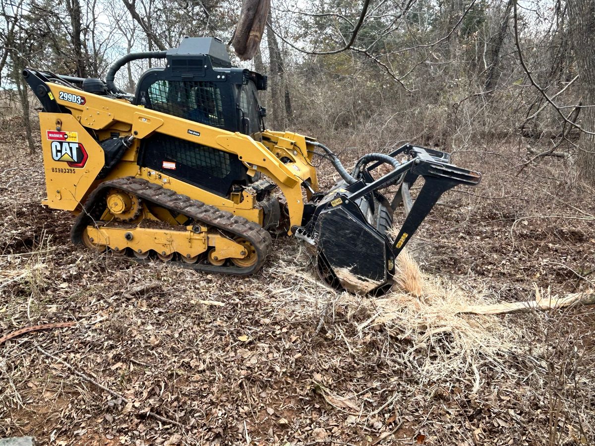 Forestry Mulching for 365 Excavation & Land Solutions in Oklahoma City, OK