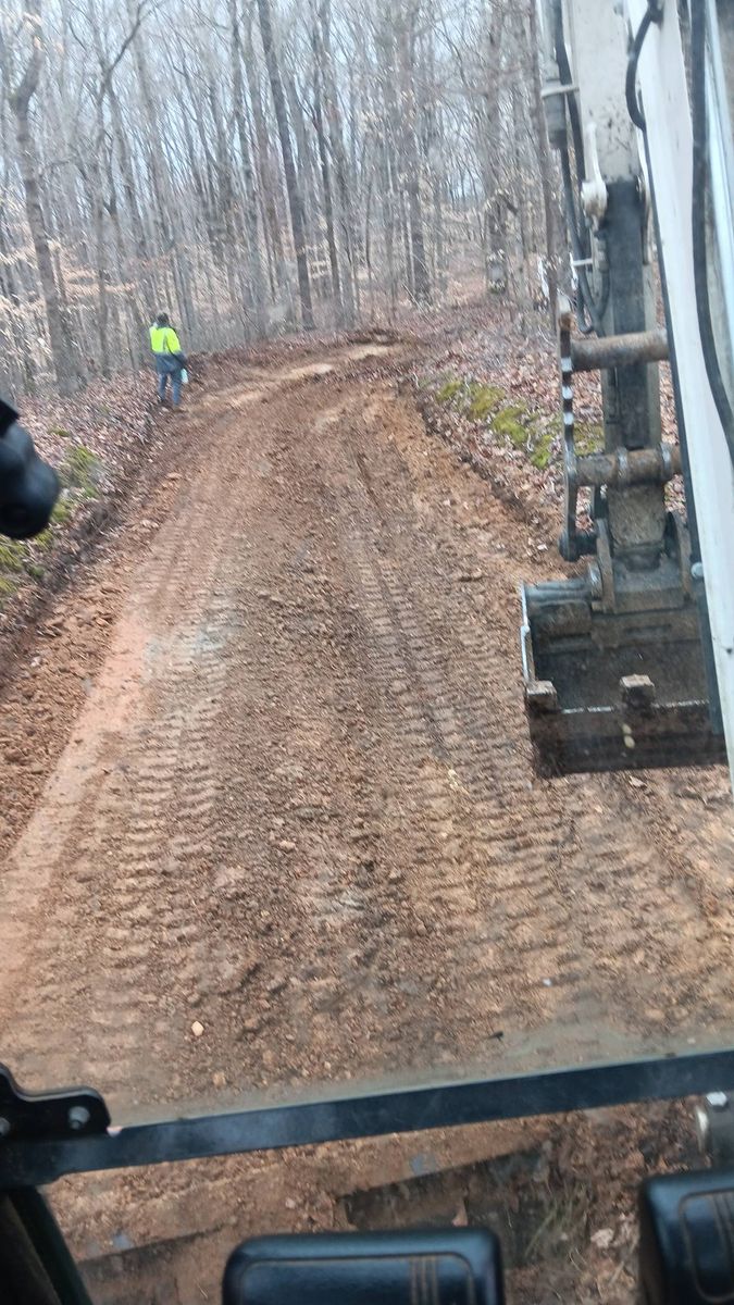 Land Clearing for Yates Construction & Excavation in Arrington, Tennessee