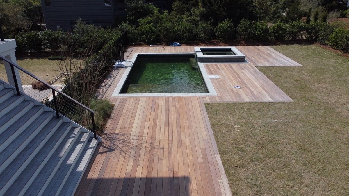 Concrete Pool Decks for Rock Solid Custom Concrete in Wilmington, NC