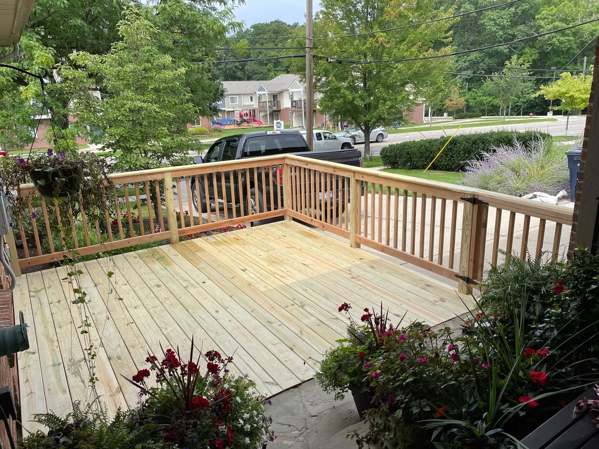 Deck & Patio Installation for HI-Quality Building & Design in Washtenaw County, MI