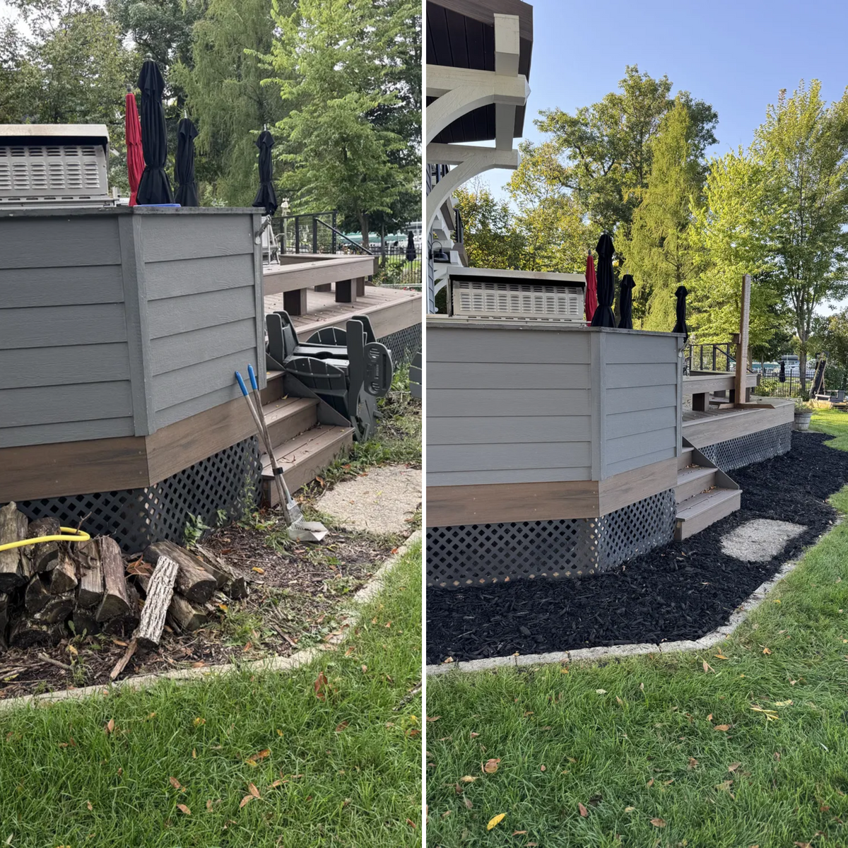 Mulch and Rock Installation for Bubba’s Seasonal Services in Buffalo, MN
