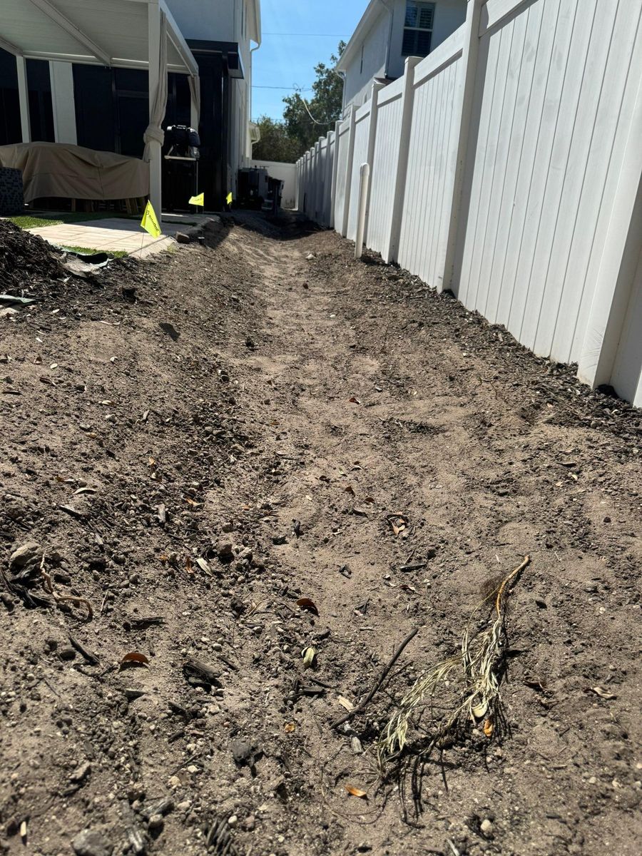 Land Grading for Shoreside Property Services in Apollo Beach, FL