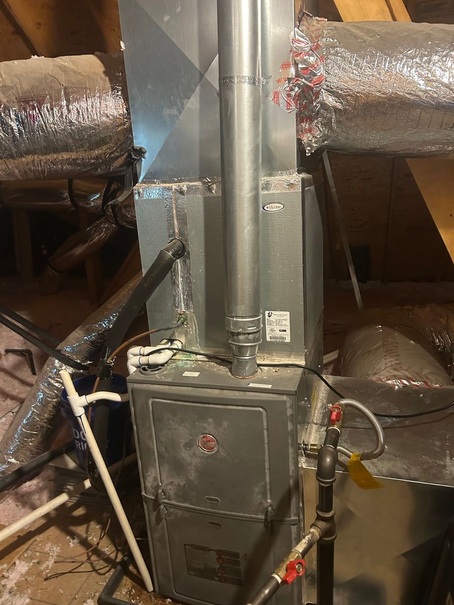 Residential HVAC Installation for Caldera Heating and Air LLC in Centerton, AR