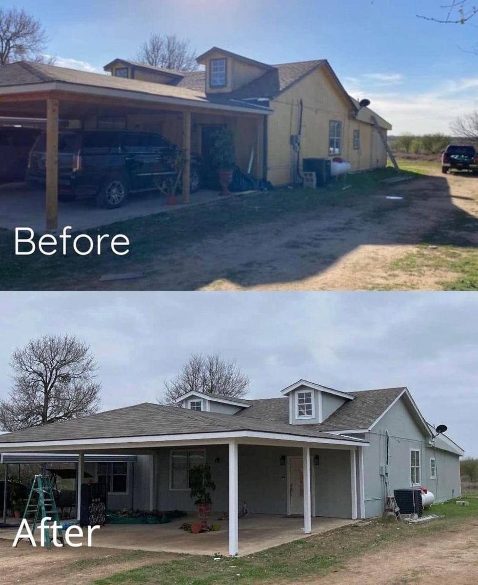 Interior/exterior painting for Enriquez Home Improvement in San Antonio , TX