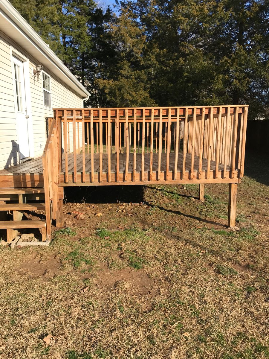 Deck services for Team Bard Lawn Care SVC in Woodbury, TN