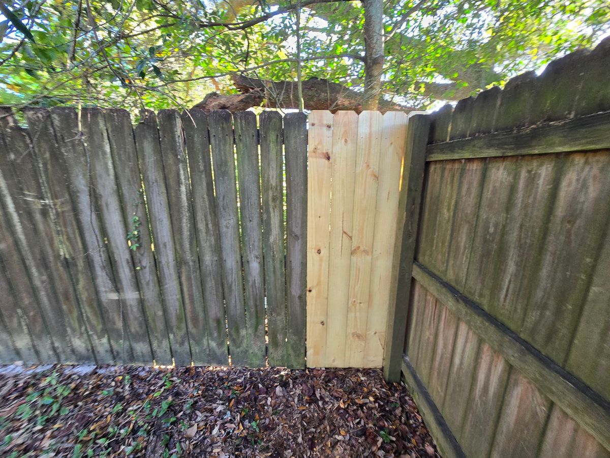 Fence Repair for Phillips Fencing Solutions in Pensacola, FL