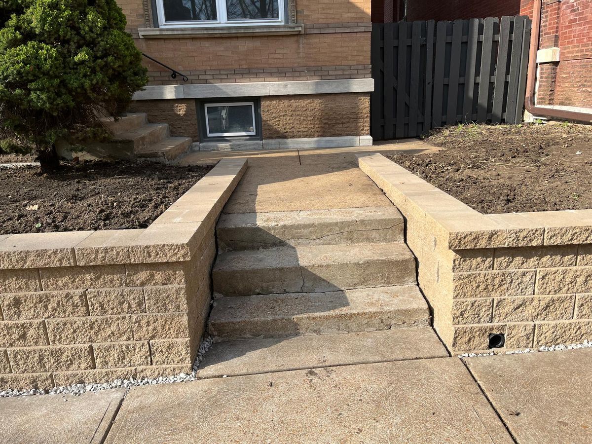 Landscape Installation for VQ Land & Stone in St. Louis, MO