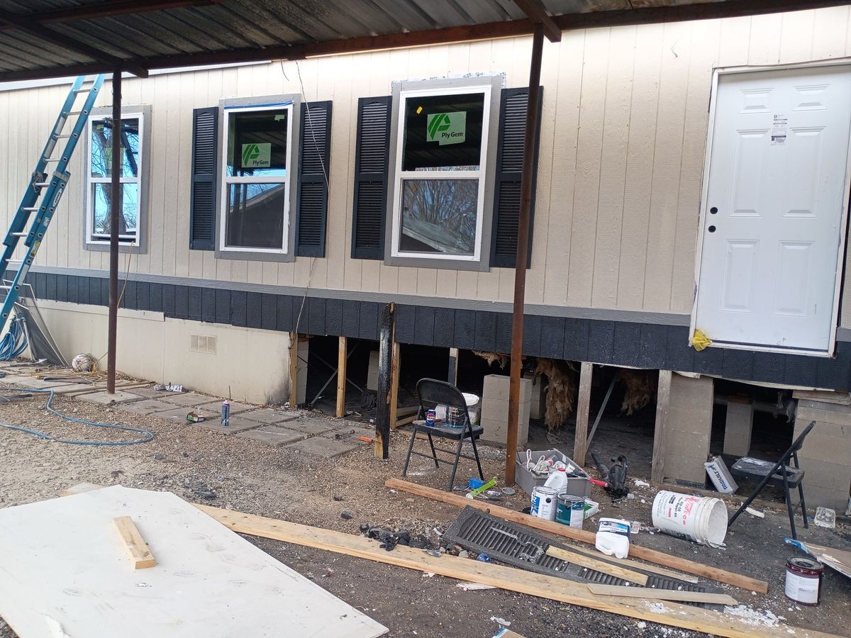 Insurance Work for Mobile Home Leveling Lv in San Antono, TX