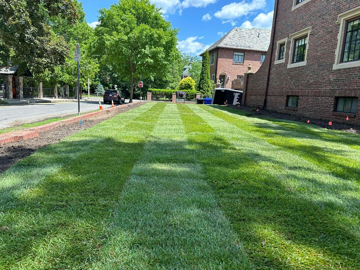 Sod Installation for J&R Visual Landscaping Inc in Haverhill, MA