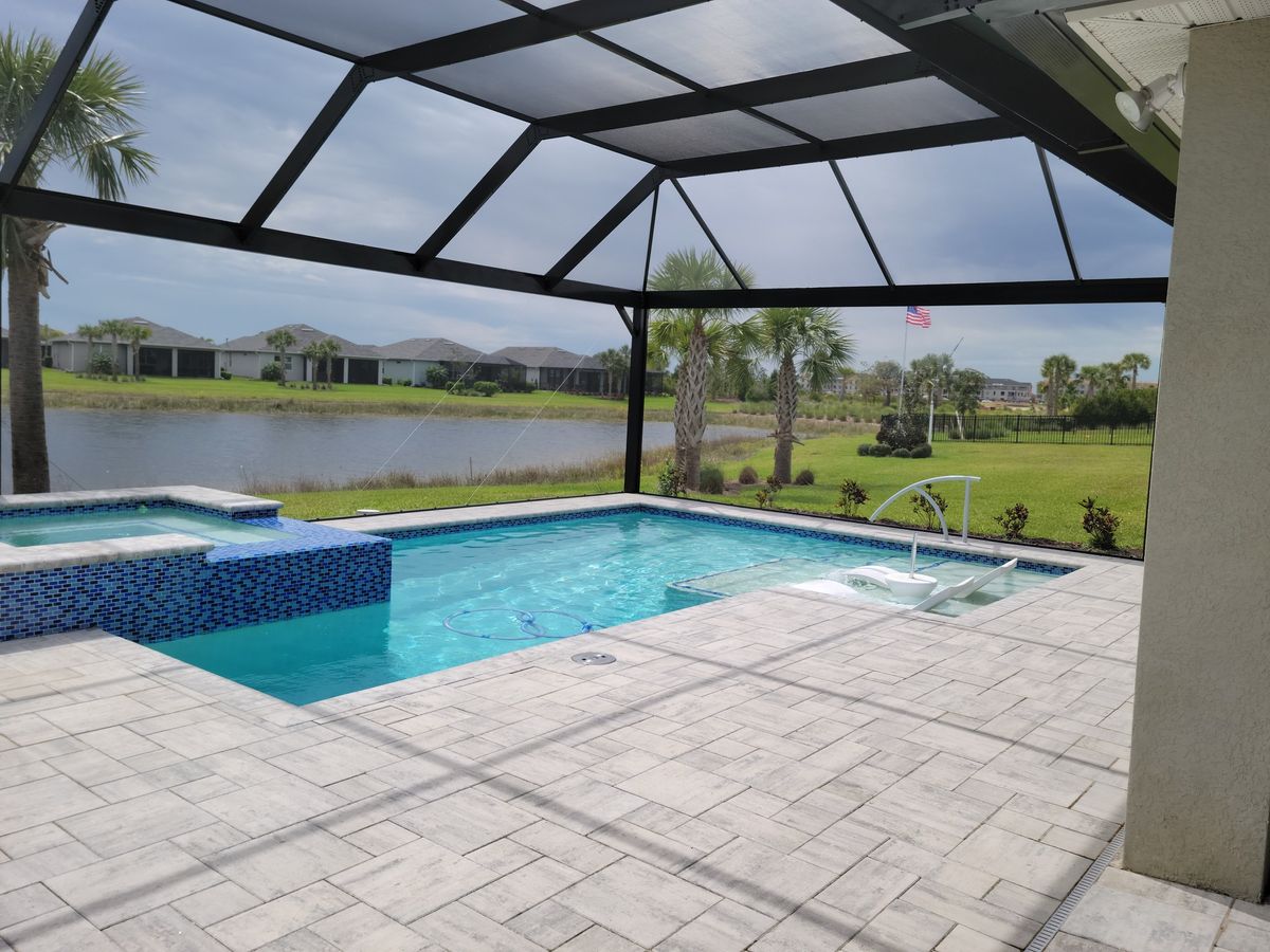 Retrofit Picture Window Installation for Advanced Screen Services LLC in Punta Gorda, FL