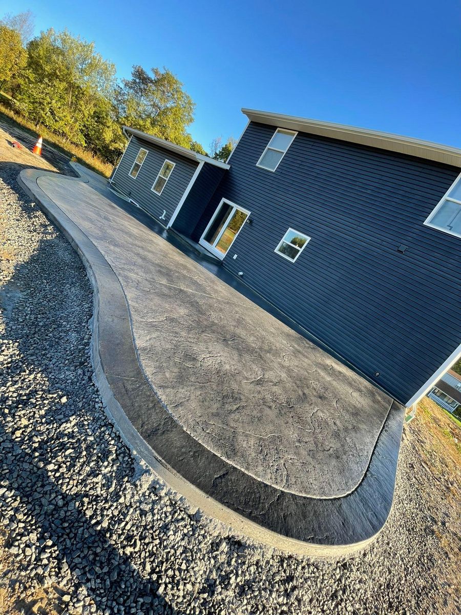 Concrete Driveway Installation for STS Custom Concrete in Butler County, PA
