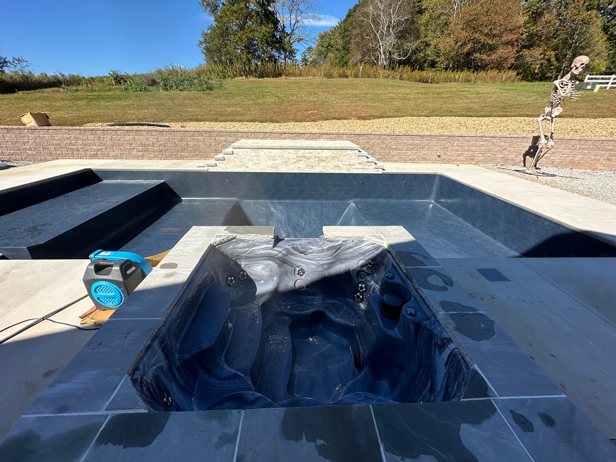 Pool Concrete Work for ZRS Pools and Construction in Granite Falls, NC