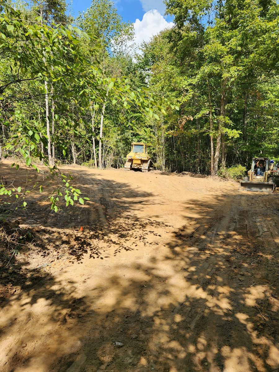 Site Grading for Mark Howard & Sons Logging & Excavating in Athens, TN