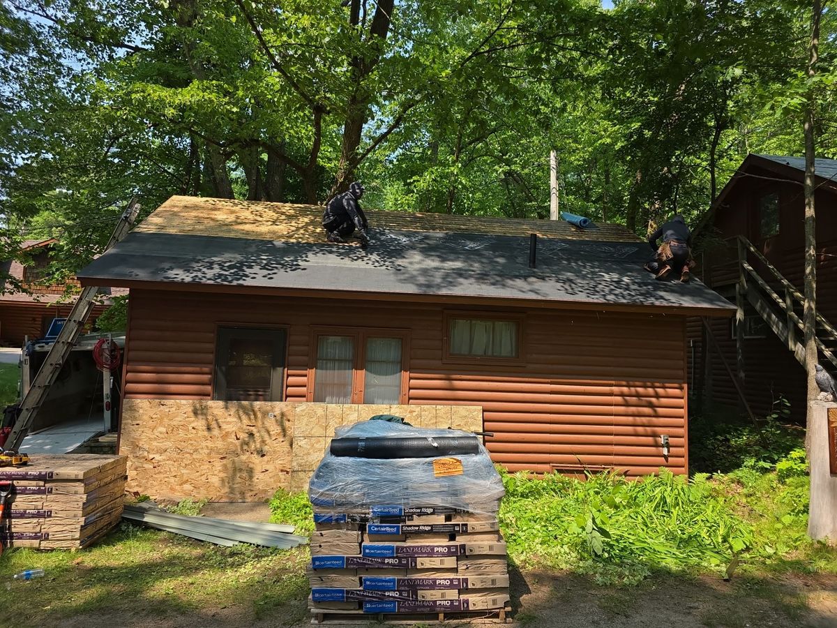 Asphalt Shingle Roofing Installation for Patriot Roofing Plus LLC in Pequot Lakes, MN