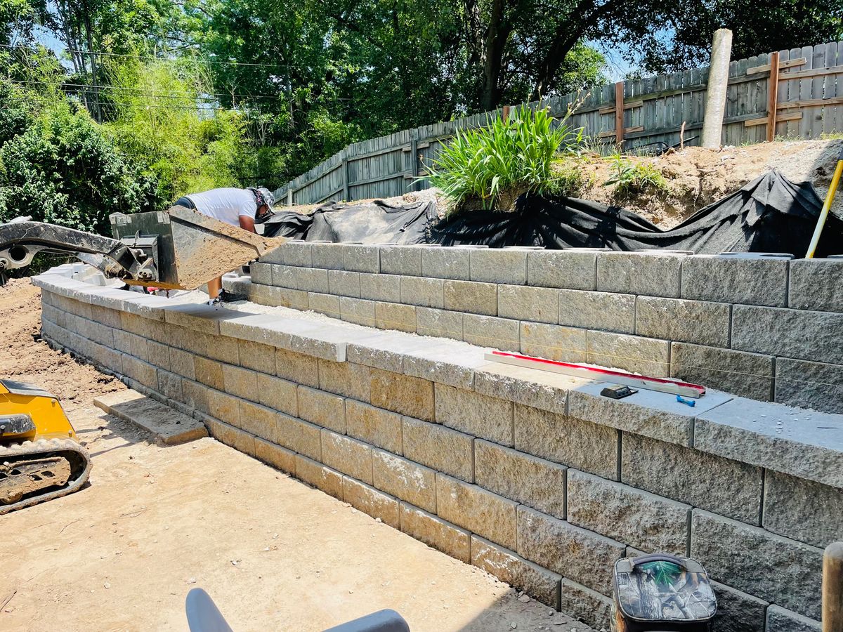 Retaining Walls for Jackson Lawn Services LLC in St Louis, MO