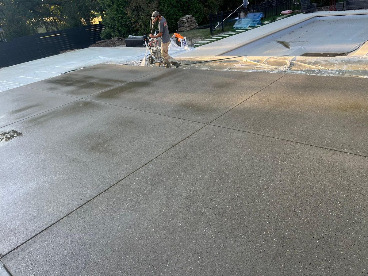 Concrete Slab Construction for Detwiler Landscaping & Concrete in Butler County, PA