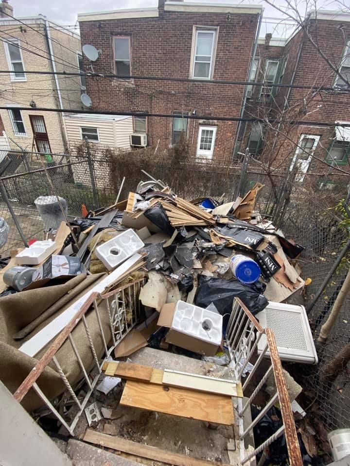 Junk Removal for Neisser Construction in Philadelphia, PA