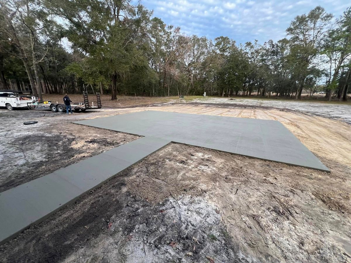 Patio Design & Installation for Cameron Enterprises in Live Oak, FL