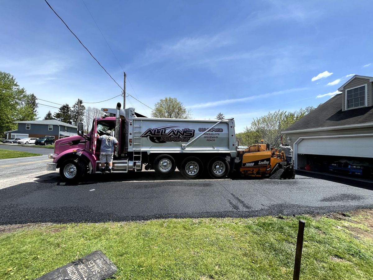 Driveway Installation for Allan's Asphalt in Reading, Pennsylvania