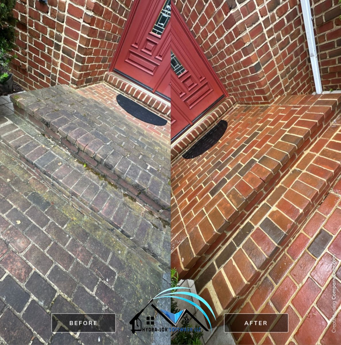 Hardscape Cleaning for Hydra-Lok Softwash LLC in Maryland, MD