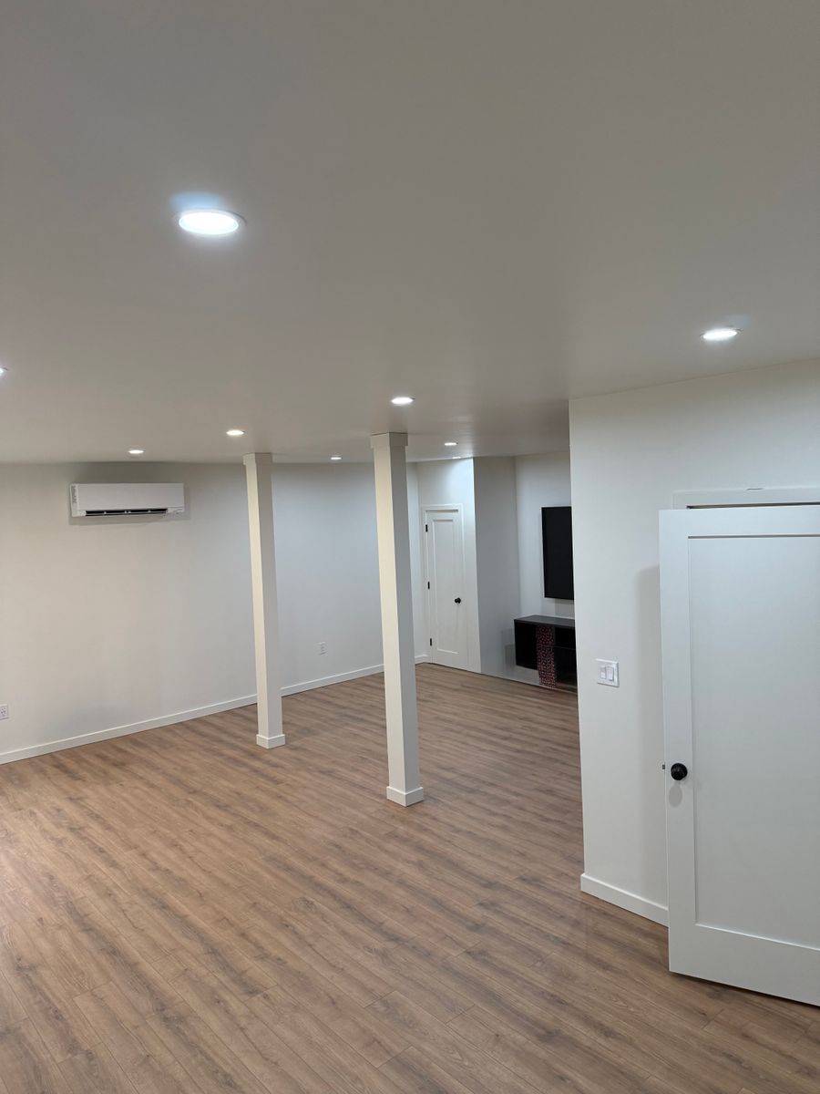 Basement Renovation for BP Home Improvement in Cumberland, RI