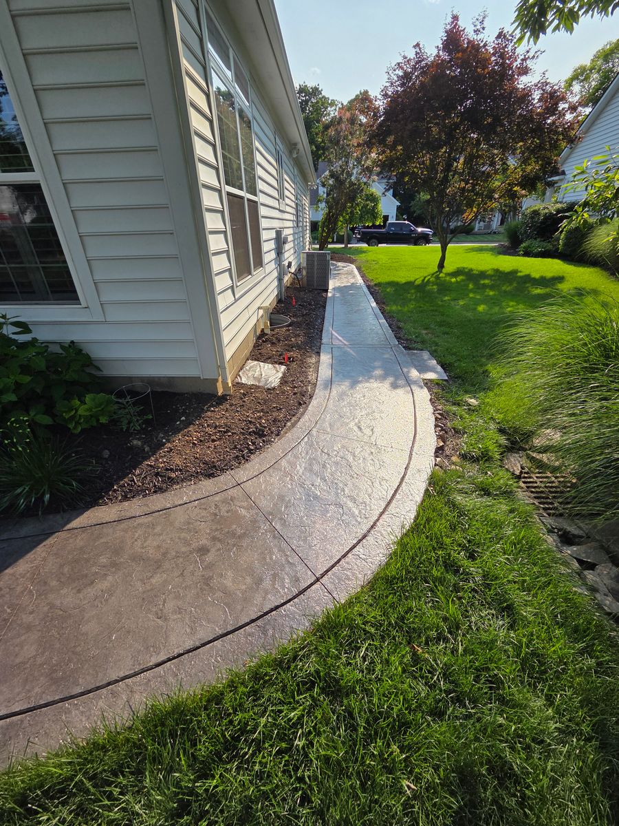 Sidewalk Installation for New Edge Concrete in Mount Vernon, OH