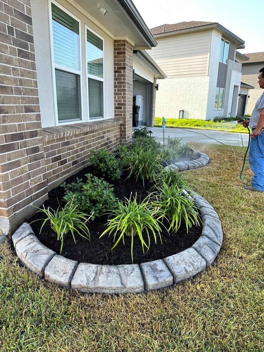 Landscaping for Texas Curb N Borders in Houston, TX