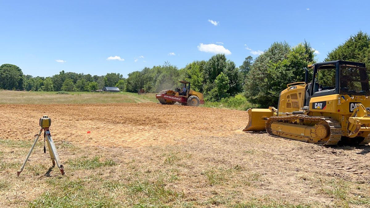 Site Preparation for McBryar Excavation in Trenton, GA