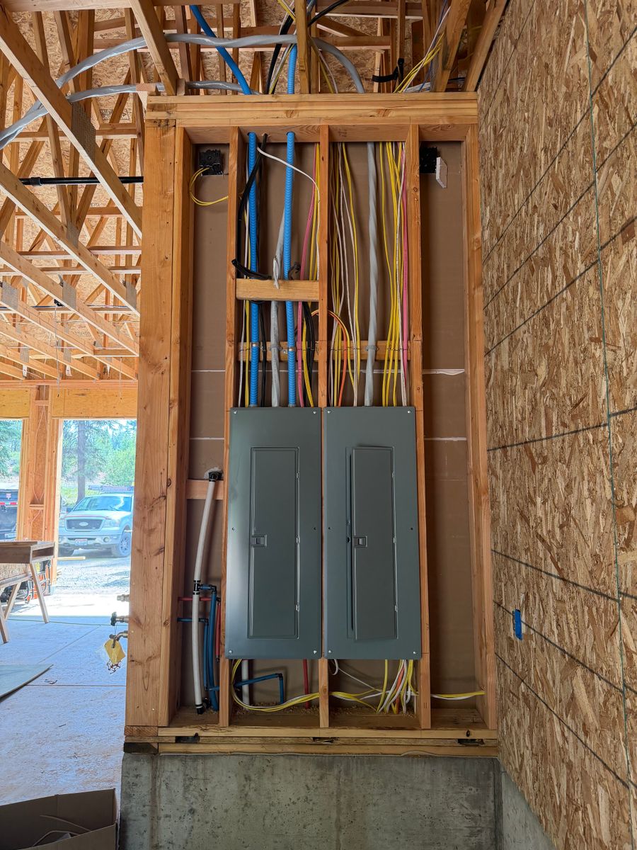 Custom Home Wiring for JF Electric LLC in McCall, ID