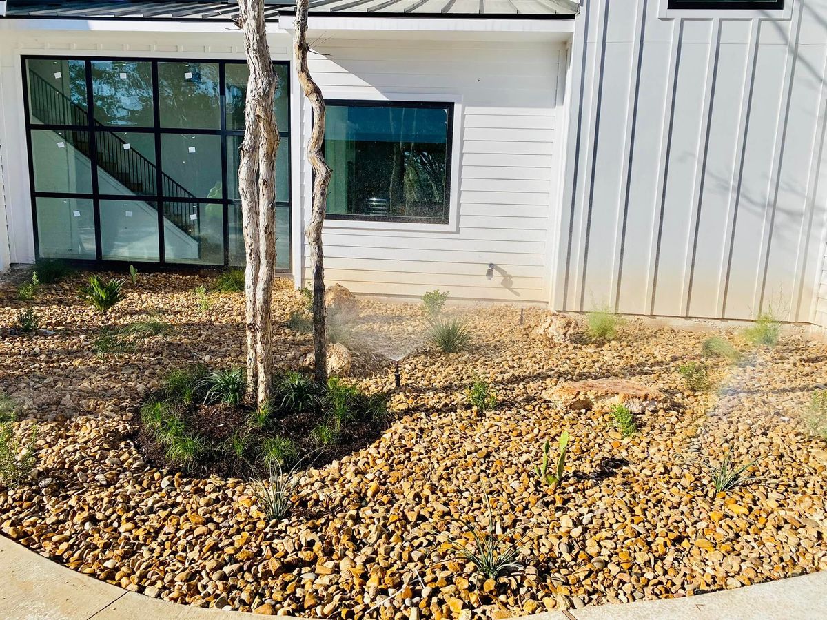 Garden Design and Installation for Robert’s Lawn & Tree Service in Austin, TX