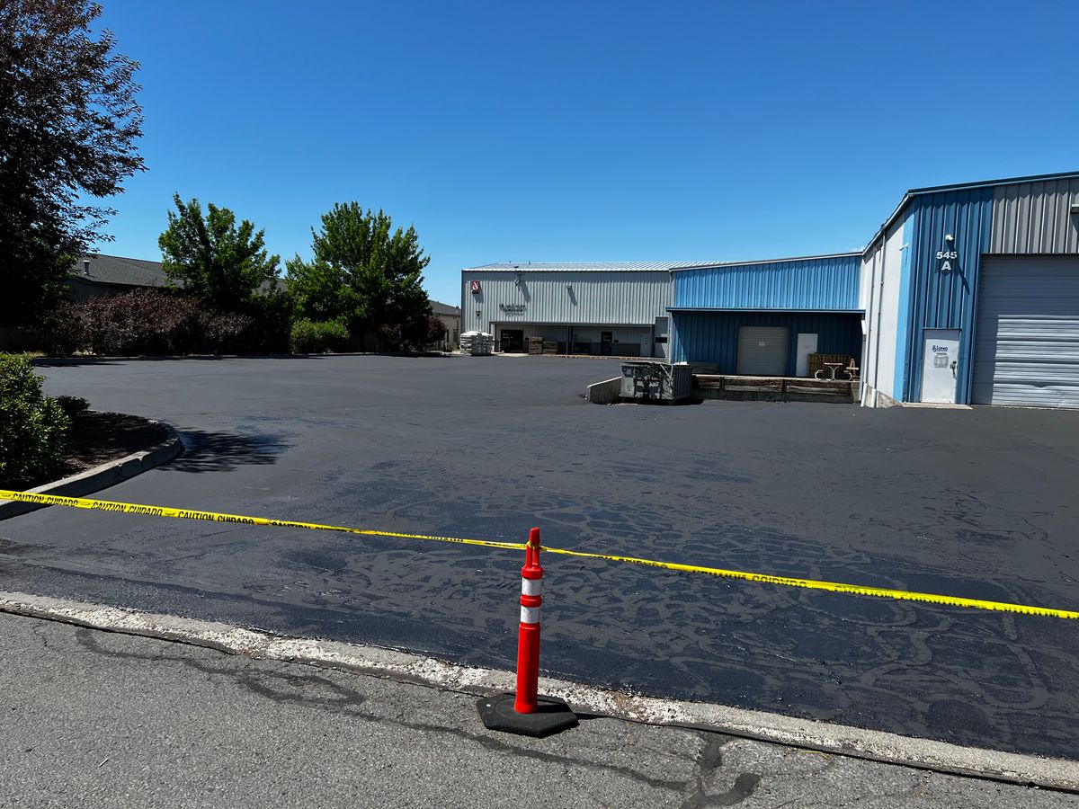Parking Lot Sealcoating for Pacific Sealcoating in Bend, OR