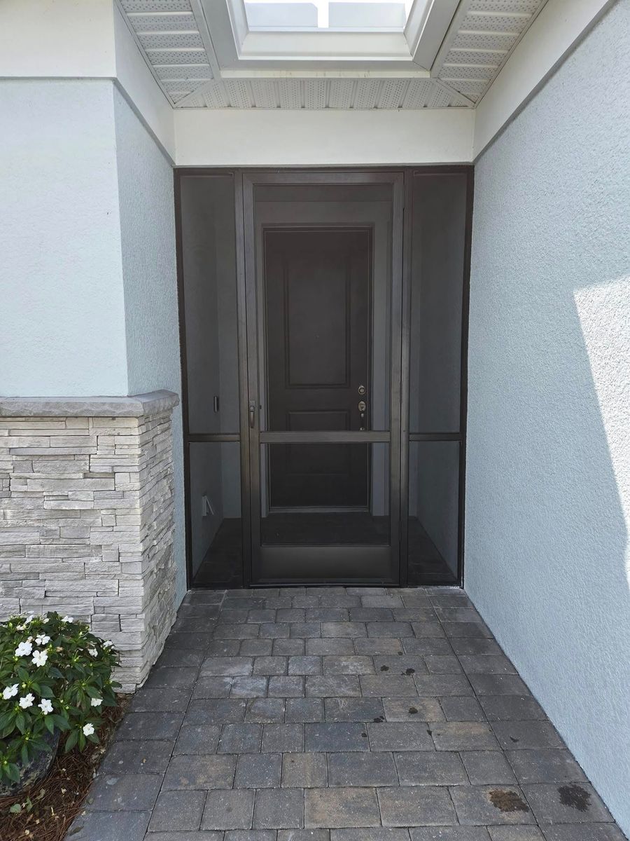 Front Entry Construction for Advanced Screen Services LLC in Punta Gorda, FL