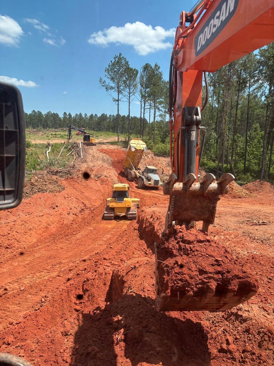Site Preparation for Southern Land Improvements in Edgefield, SC