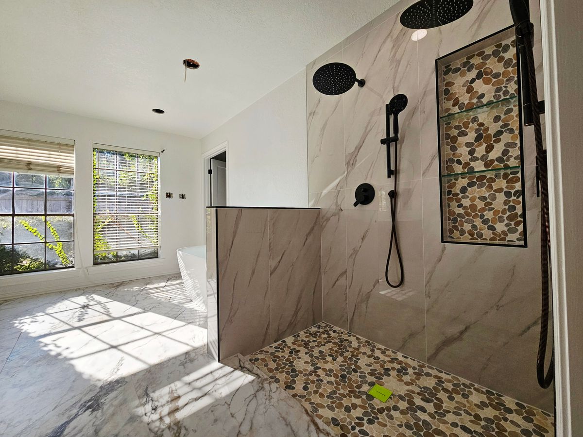 Custom Tiling for Tile-N-All in Denton, TX