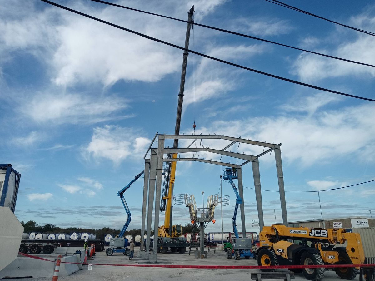 Pre-Engineered Metal Buildings for Turbeville Construction, LLC in Freeport, TX