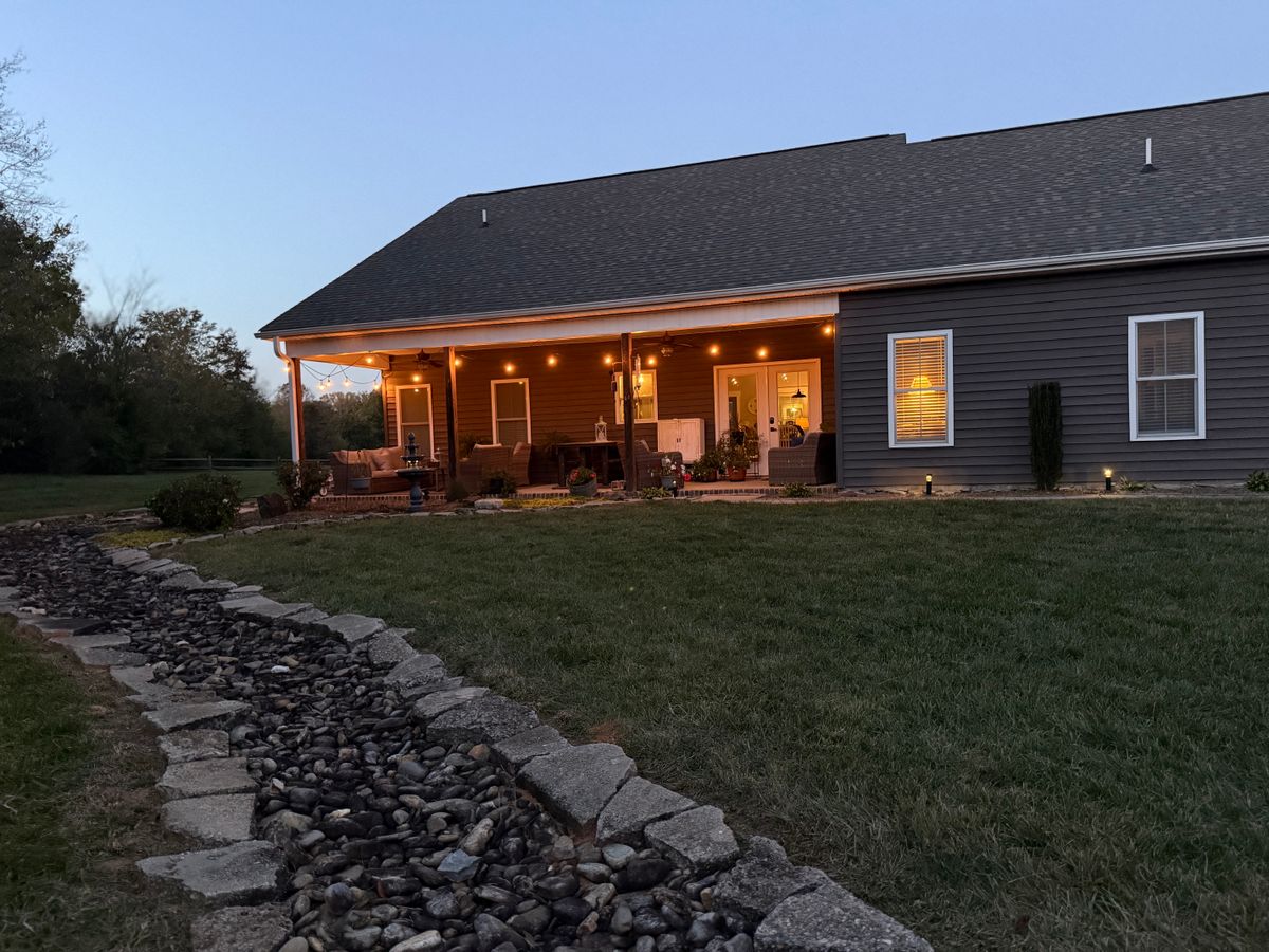 Drainage for Quartz Creek in Claremont, NC