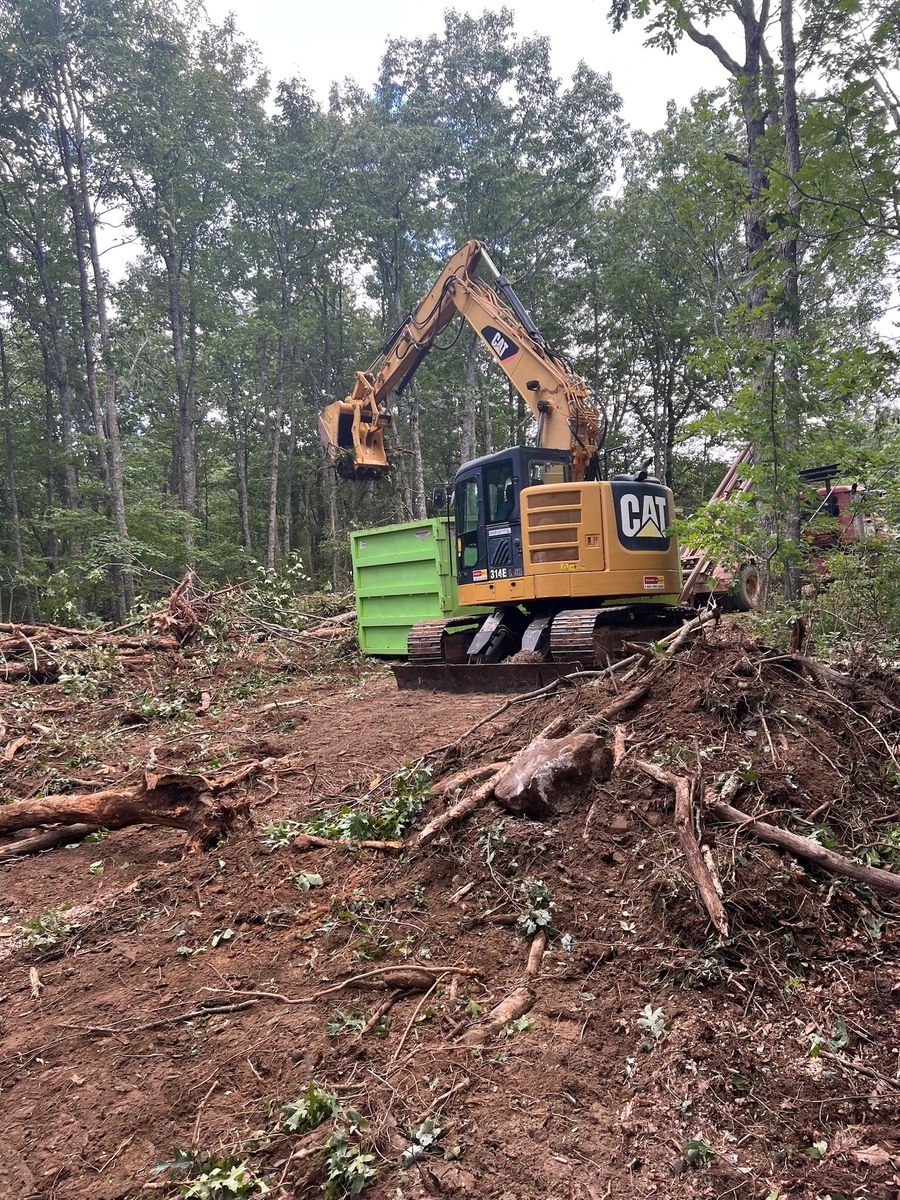 Land Clearing for McBryar Excavation in Trenton, GA