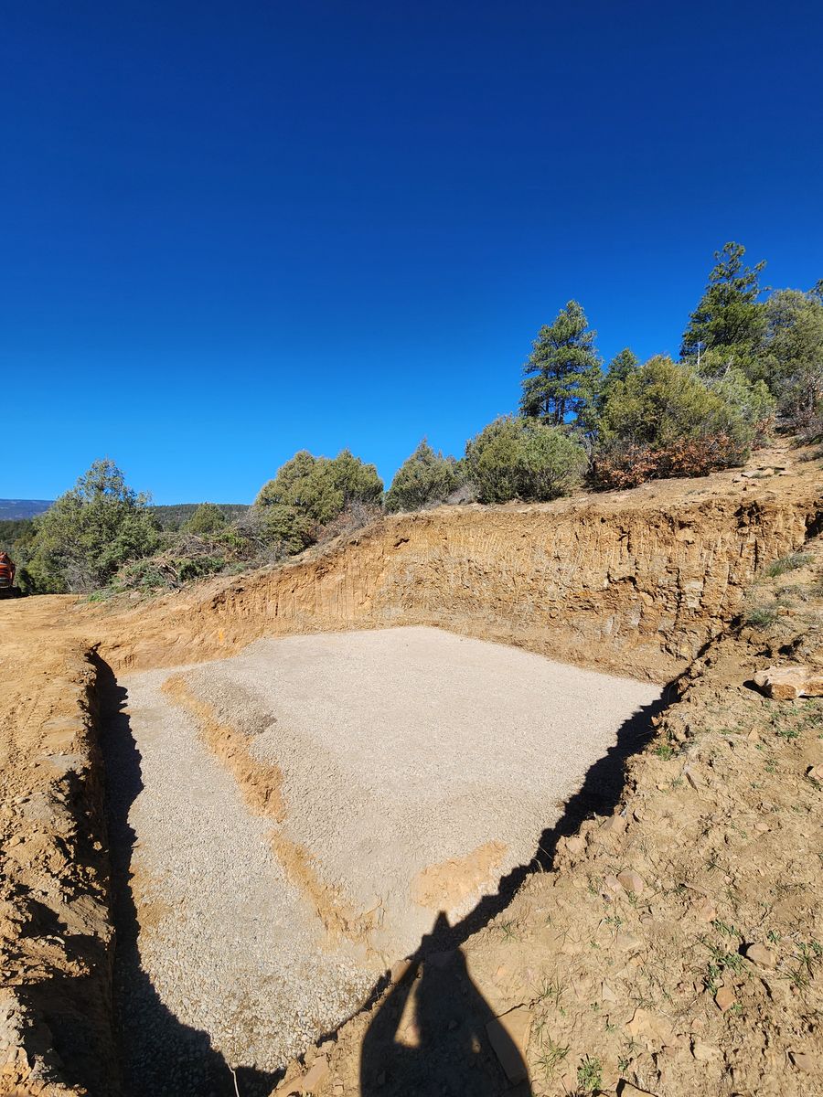 Site Preparation for Markham Septic & Excavation in Pagosa Springs, CO