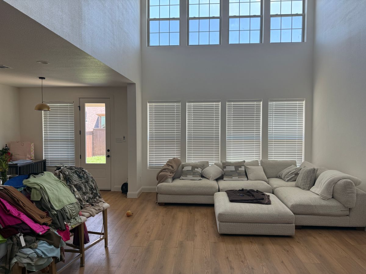 Blinds or Electronic Roller Shade installation for Light It Up AV and Turf in Keller, TX