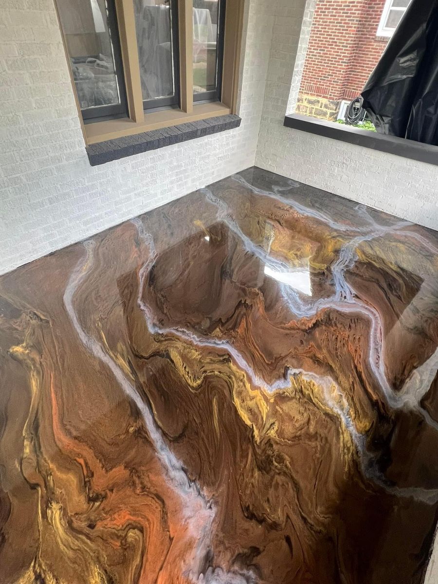 Epoxy Floor Coatings for Texas Curb N Borders in Houston, TX