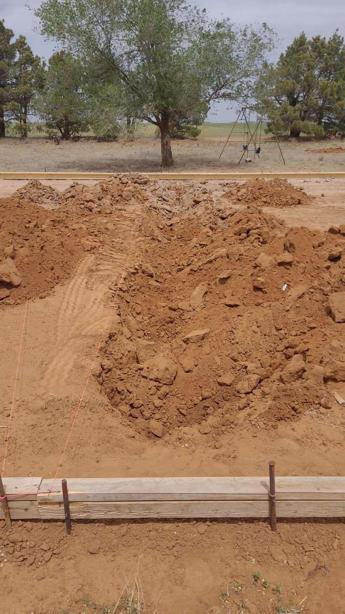 Dirt Work for Prairie Land Properties LLC in Lubbock, TX