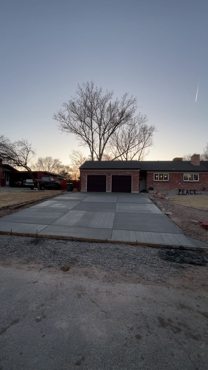 Concrete Installation for GB Concrete & Landscapes in Grand Junction, CO