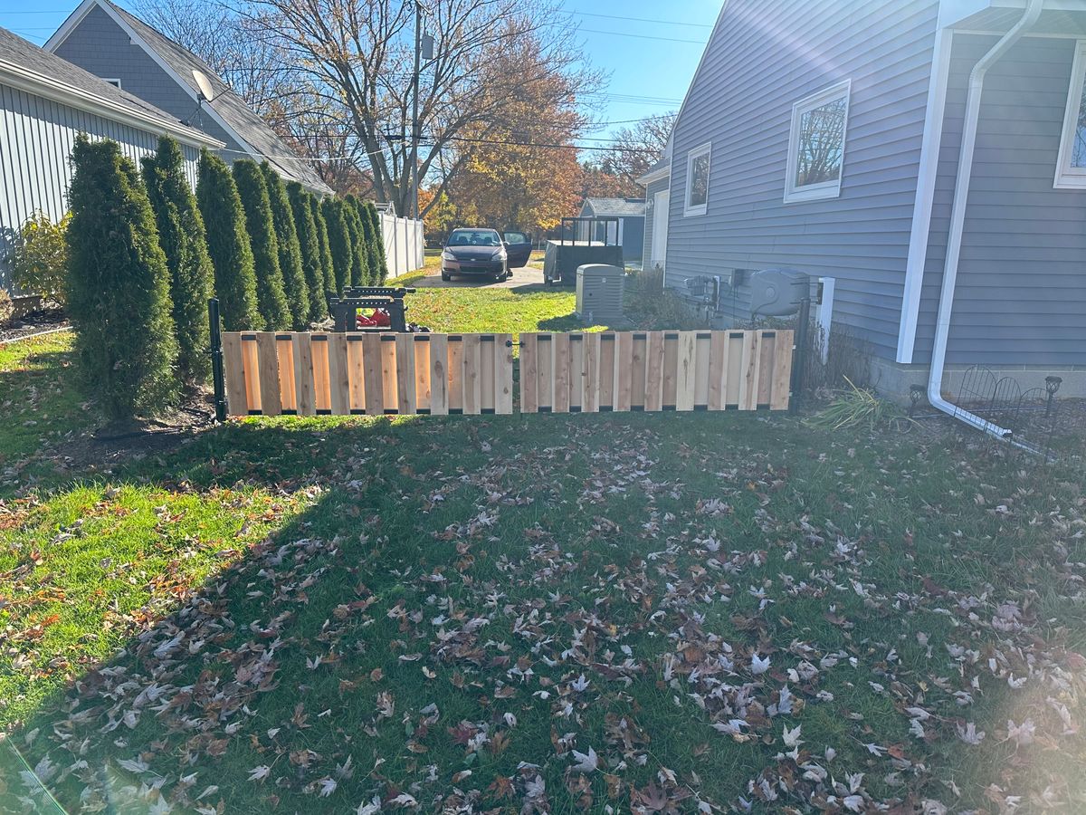 Fence Installation for TMF Services in Lapeer County, MI
