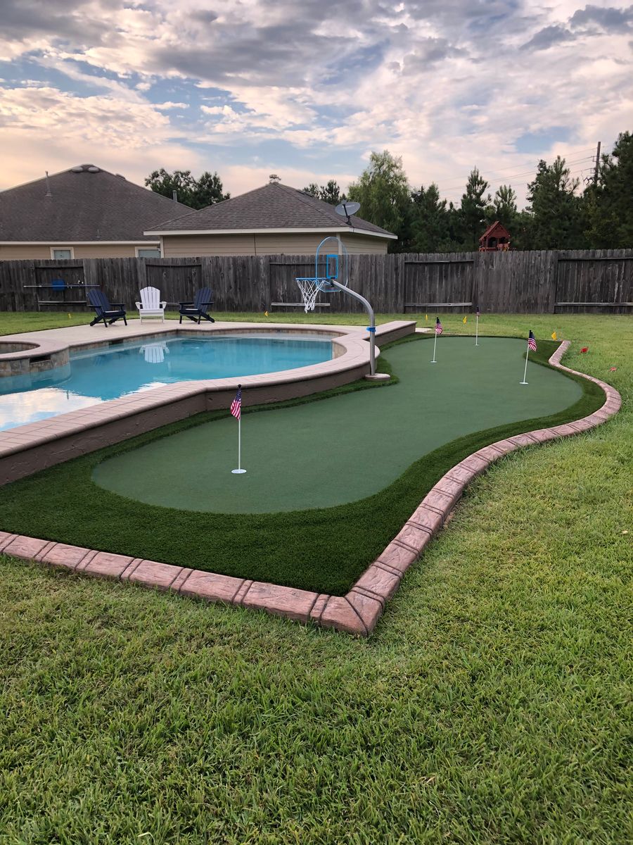 Pool Remodels for Texas Curb N Borders in Houston, TX