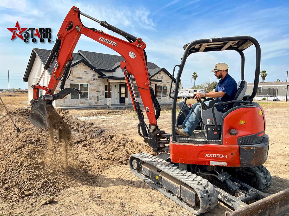 Foundation Digging for STARR CORE LLC in Rio Grande City, TX