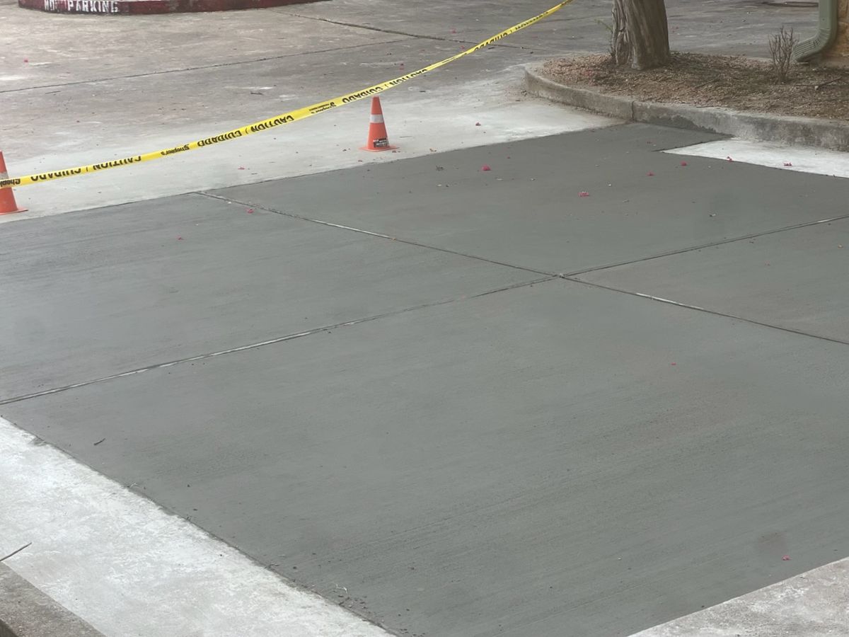 Concrete for Target Concrete and Landscape Solutions in Blanco, TX