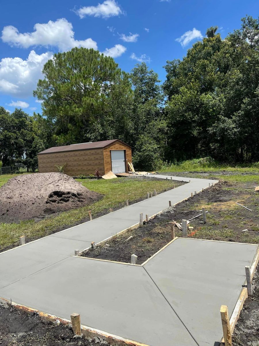 Concrete Slab Construction for Florida Universal Concrete in Lakeland, FL